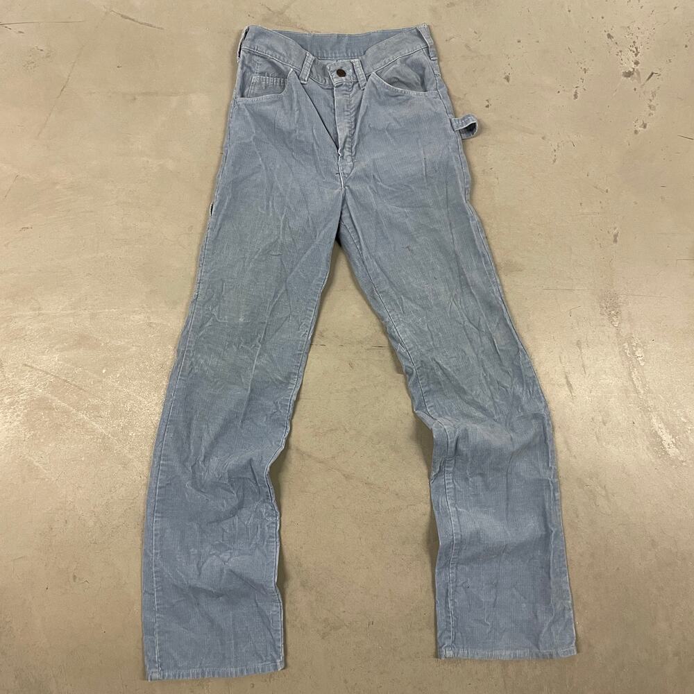 70s corduroy big yank flared bootcut jeans 27x33